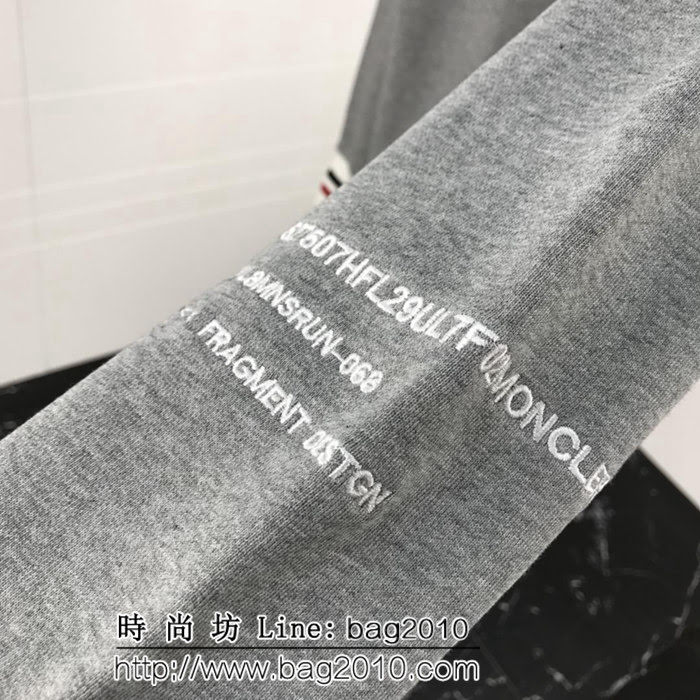 MONCLER蒙口 X 藤原浩聯名款 兩大品牌LOGO圖案刺繡設計 百搭款衛衣 情侶款 ydi1825